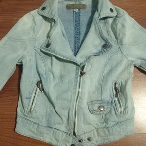 ⬇️Crop  Jean Moto Jacket